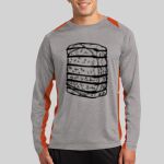Long Sleeve Heather Colorblock Contender ™ Tee Thumbnail
