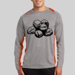 Long Sleeve Heather Colorblock Contender ™ Tee Thumbnail