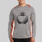 Long Sleeve Heather Colorblock Contender ™ Tee Thumbnail