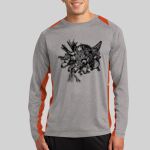 Long Sleeve Heather Colorblock Contender ™ Tee Thumbnail