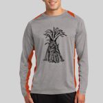 Long Sleeve Heather Colorblock Contender ™ Tee Thumbnail