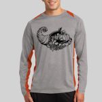 Long Sleeve Heather Colorblock Contender ™ Tee Thumbnail