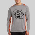 Long Sleeve Heather Colorblock Contender ™ Tee Thumbnail