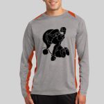 Long Sleeve Heather Colorblock Contender ™ Tee Thumbnail