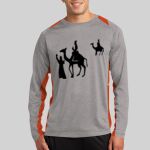 Long Sleeve Heather Colorblock Contender ™ Tee Thumbnail