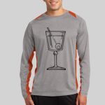 Long Sleeve Heather Colorblock Contender ™ Tee Thumbnail