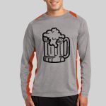 Long Sleeve Heather Colorblock Contender ™ Tee Thumbnail