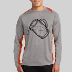 Long Sleeve Heather Colorblock Contender ™ Tee Thumbnail