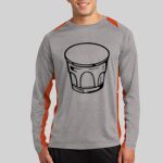 Long Sleeve Heather Colorblock Contender ™ Tee Thumbnail