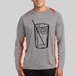 Long Sleeve Heather Colorblock Contender ™ Tee Thumbnail