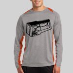 Long Sleeve Heather Colorblock Contender ™ Tee Thumbnail
