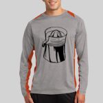 Long Sleeve Heather Colorblock Contender ™ Tee Thumbnail