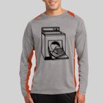 Long Sleeve Heather Colorblock Contender ™ Tee Thumbnail