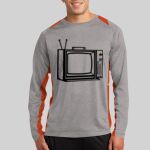 Long Sleeve Heather Colorblock Contender ™ Tee Thumbnail