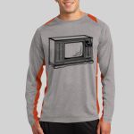 Long Sleeve Heather Colorblock Contender ™ Tee Thumbnail