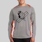 Long Sleeve Heather Colorblock Contender ™ Tee Thumbnail