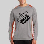 Long Sleeve Heather Colorblock Contender ™ Tee Thumbnail