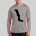 Long Sleeve Heather Colorblock Contender ™ Tee Thumbnail