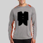 Long Sleeve Heather Colorblock Contender ™ Tee Thumbnail