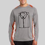 Long Sleeve Heather Colorblock Contender ™ Tee Thumbnail