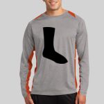 Long Sleeve Heather Colorblock Contender ™ Tee Thumbnail
