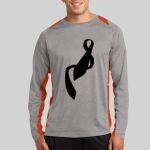 Long Sleeve Heather Colorblock Contender ™ Tee Thumbnail