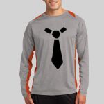 Long Sleeve Heather Colorblock Contender ™ Tee Thumbnail