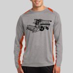 Long Sleeve Heather Colorblock Contender ™ Tee Thumbnail