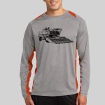 Long Sleeve Heather Colorblock Contender ™ Tee Thumbnail