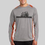 Long Sleeve Heather Colorblock Contender ™ Tee Thumbnail