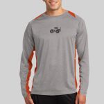 Long Sleeve Heather Colorblock Contender ™ Tee Thumbnail