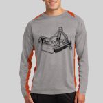 Long Sleeve Heather Colorblock Contender ™ Tee Thumbnail