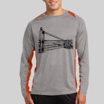 Long Sleeve Heather Colorblock Contender ™ Tee Thumbnail