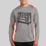 Long Sleeve Heather Colorblock Contender ™ Tee Thumbnail