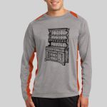 Long Sleeve Heather Colorblock Contender ™ Tee Thumbnail