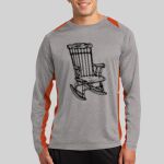 Long Sleeve Heather Colorblock Contender ™ Tee Thumbnail