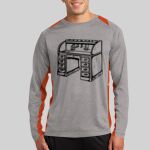 Long Sleeve Heather Colorblock Contender ™ Tee Thumbnail