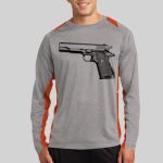 Long Sleeve Heather Colorblock Contender ™ Tee Thumbnail