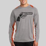 Long Sleeve Heather Colorblock Contender ™ Tee Thumbnail