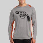 Long Sleeve Heather Colorblock Contender ™ Tee Thumbnail