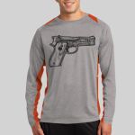 Long Sleeve Heather Colorblock Contender ™ Tee Thumbnail