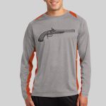 Long Sleeve Heather Colorblock Contender ™ Tee Thumbnail