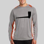 Long Sleeve Heather Colorblock Contender ™ Tee Thumbnail