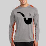 Long Sleeve Heather Colorblock Contender ™ Tee Thumbnail