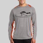 Long Sleeve Heather Colorblock Contender ™ Tee Thumbnail