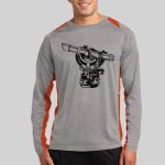 Long Sleeve Heather Colorblock Contender ™ Tee Thumbnail