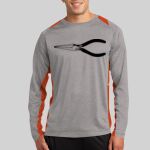 Long Sleeve Heather Colorblock Contender ™ Tee Thumbnail