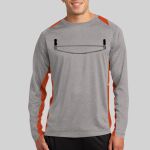 Long Sleeve Heather Colorblock Contender ™ Tee Thumbnail