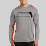 Long Sleeve Heather Colorblock Contender ™ Tee Thumbnail