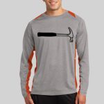 Long Sleeve Heather Colorblock Contender ™ Tee Thumbnail